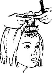 Накручивание волос на бигуди