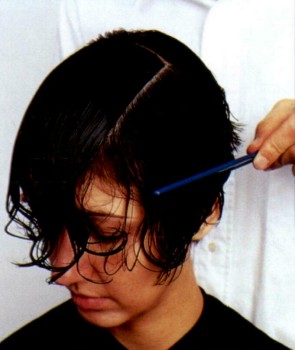 Стрижка вьющихся волос